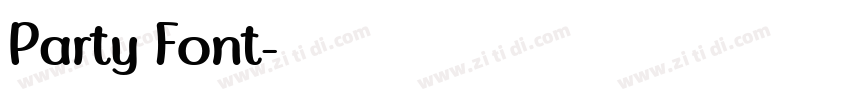 Party Font字体转换